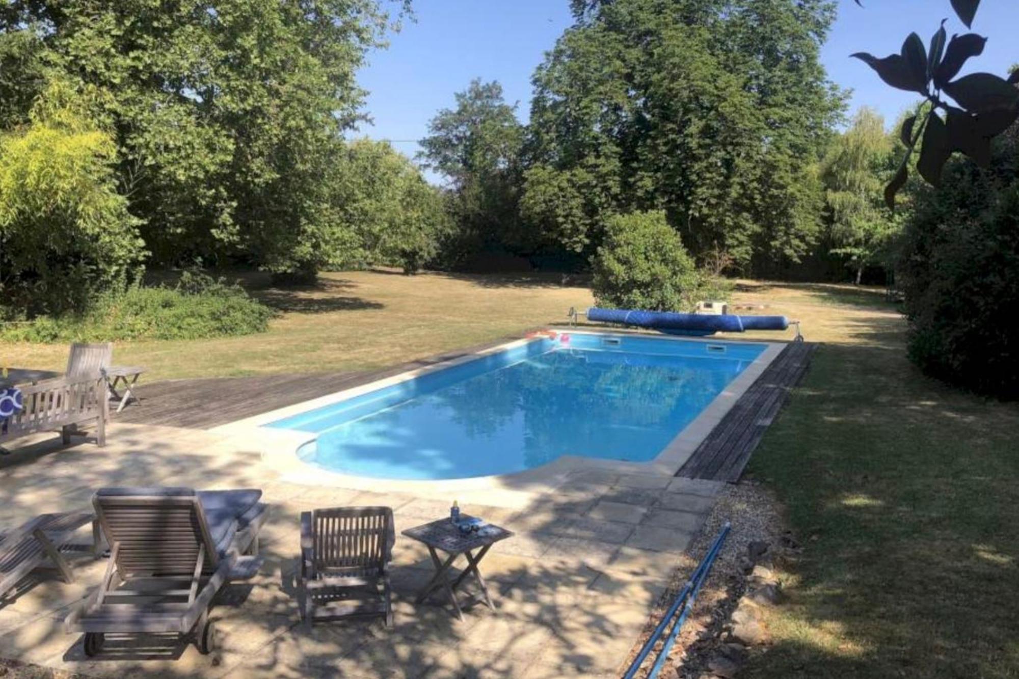Beautiful 6 Bedroom House With Pool & Large Garden Le Pêchereau Eksteriør bilde